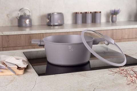 GARNEK TYTANOWY Z POKRYWĄ 28cm BERLINGER HAUS BH-8102 TAUPE BERLINGER HAUS