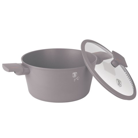 GARNEK TYTANOWY Z POKRYWĄ 28cm BERLINGER HAUS BH-8102 TAUPE BERLINGER HAUS