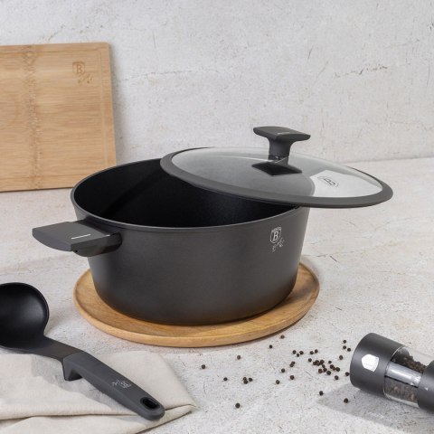 GARNEK TYTANOWY Z POKRYWĄ 28cm BERLINGER HAUS BH-8132 ANTRACIT BERLINGER HAUS