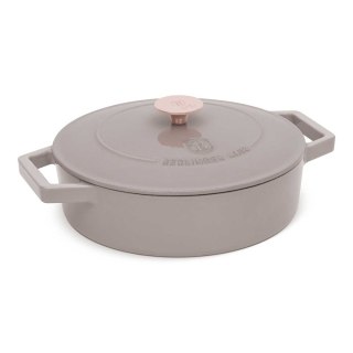 GARNEK ŻELIWNY 26cm PŁASKI BERLINGER HAUS BH-6527 TAUPE BERLINGER HAUS