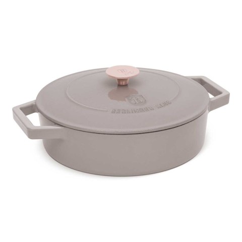 GARNEK ŻELIWNY 26cm PŁASKI BERLINGER HAUS BH-6527 TAUPE BERLINGER HAUS