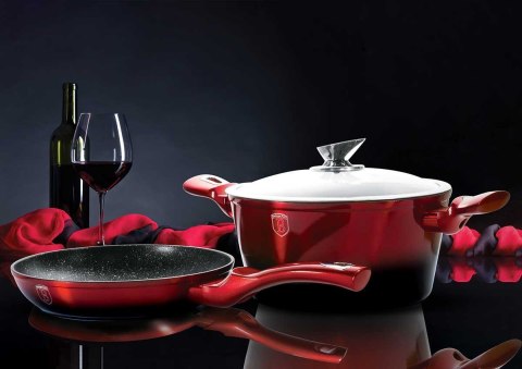 GARNKI BERLINGER HAUS BLACK BURGUNDY LINE 15 ELE BH-1632 BERLINGER HAUS