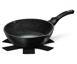 GŁEBOKA PATELNIA GRANITOWA 24cm BERLINGER HAUS BLACK ROSE BH-6184 BERLINGER HAUS