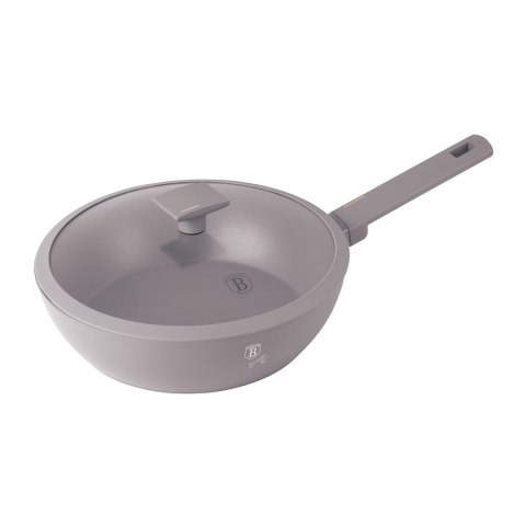 GŁĘBOKA PATELNIA TYTANOWA 24cm  BH-8092 TAUPE 