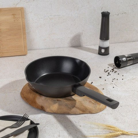 GŁĘBOKA PATELNIA TYTANOWA 24cm BERLINGER HAUS BH-8120 ANTRACIT BERLINGER HAUS