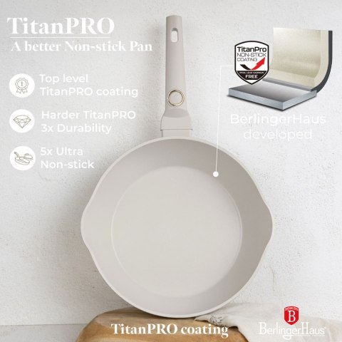GŁĘBOKA PATELNIA TYTANOWA 28cm BERLINGER HAUS BH-8061 SAHARA BERLINGER HAUS