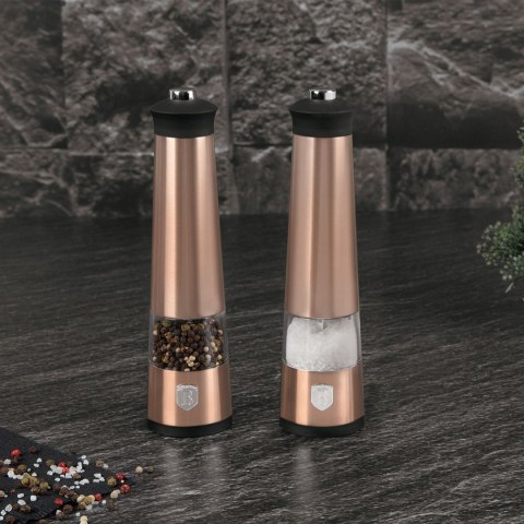 MŁYNKI ELEKTRYCZNE DO PIEPRZU I SOLI BERLINGER HAUS BH-9500 ROSE GOLD BERLINGER HAUS