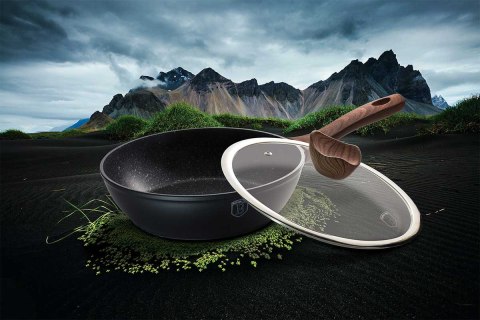 PATELNIA GRANITOWA 24cm BERLINGER HAUS BH-1718 EBONY ROSEWOOD BERLINGER HAUS