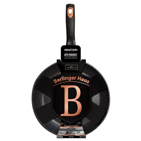 PATELNIA GRANITOWA 24cm BERLINGER HAUS BLACK ROSE BH-1634 BERLINGER HAUS PATELNIA GRANITOWA 24cm BERLINGER HAUS BLACK ROSE BH-1634 BERLINGER HAUS