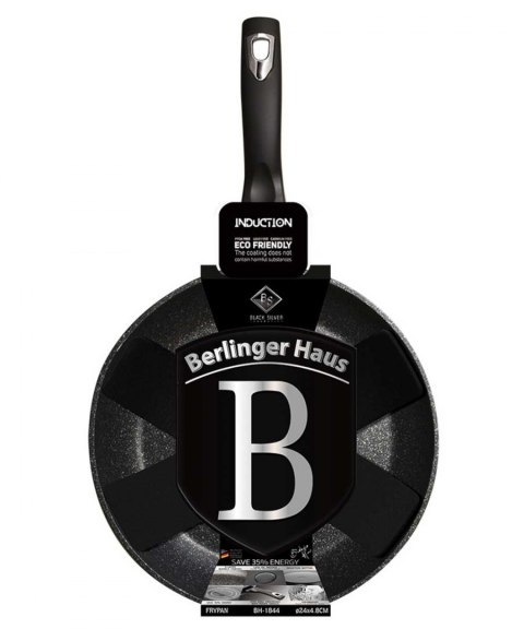 PATELNIA GRANITOWA 24cm BERLINGER HAUS BLACK SILVER BH-1844 BERLINGER HAUS PATELNIA GRANITOWA 24cm BERLINGER HAUS BLACK SILVER BH-1844 BERLINGER HAUS