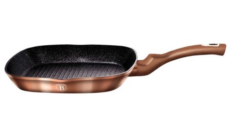 PATELNIA GRANITOWA GRILLOWA 28 cm BERLINGER HAUS ROSE GOLD BH-1521 BERLINGER HAUS PATELNIA GRANITOWA GRILLOWA 28 cm BERLINGER HAUS ROSE GOLD BH-1521 BERLINGER HAUS