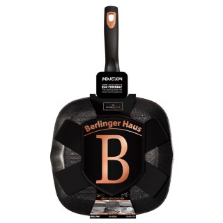 PATELNIA GRILLOWA GRANITOWA 28cm BERLINGER HAUS BLACK ROSE BH-1636 BERLINGER HAUS