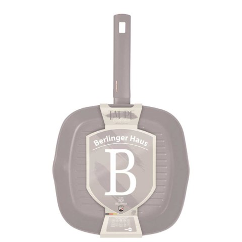 PATELNIA GRILLOWA TYTANOWA 28cm BERLINGER HAUS BH-8096 TAUPE BERLINGER HAUS
