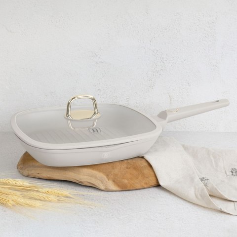 PATELNIA GRILLOWA TYTANOWA Z POKRYWĄ 28cm BERLINGER HAUS BH-8067 SAHARA BERLINGER HAUS