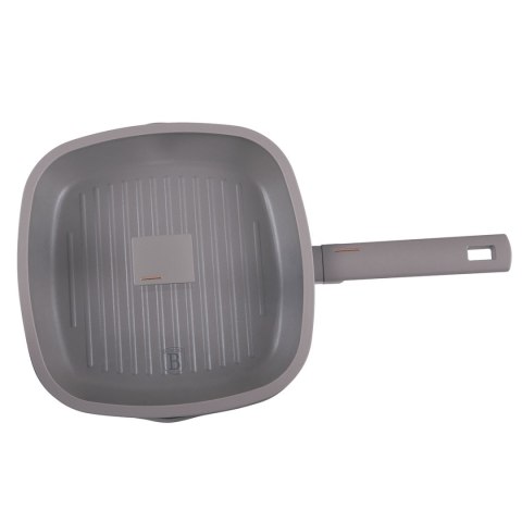 PATELNIA GRILLOWA TYTANOWA Z POKRYWĄ 28cm BERLINGER HAUS BH-8097 TAUPE BERLINGER HAUS