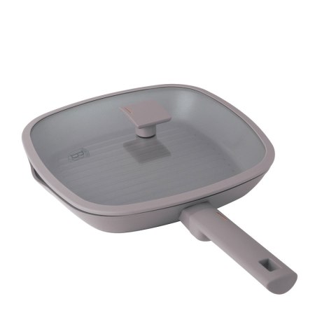 PATELNIA GRILLOWA TYTANOWA Z POKRYWĄ 28cm BERLINGER HAUS BH-8097 TAUPE BERLINGER HAUS