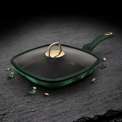 PATELNIA TYTANOWA GRILLOWA BERLINGER HAUS 28cm BH-6051 EMERALD BERLINGER HAUS PATELNIA TYTANOWA GRILLOWA BERLINGER HAUS 28cm BH-6051 EMERALD BERLINGER HAUS