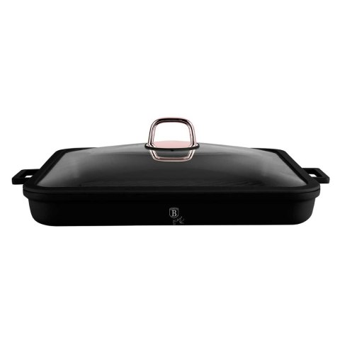 PATELNIA TYTANOWA Z POKRYWĄ 34x34cm BERLINGER HAUS BH-7789 BLACK ROSE BERLINGER HAUS