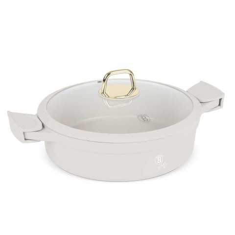 PŁASKI GARNEK TYTANOWY Z POKRYWĄ 28cm BERLINGER HAUS BH-7785 SAHARA BERLINGER HAUS