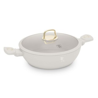 PŁASKI GARNEK TYTANOWY Z POKRYWĄ 28cm BERLINGER HAUS BH-8068 SAHARA BERLINGER HAUS