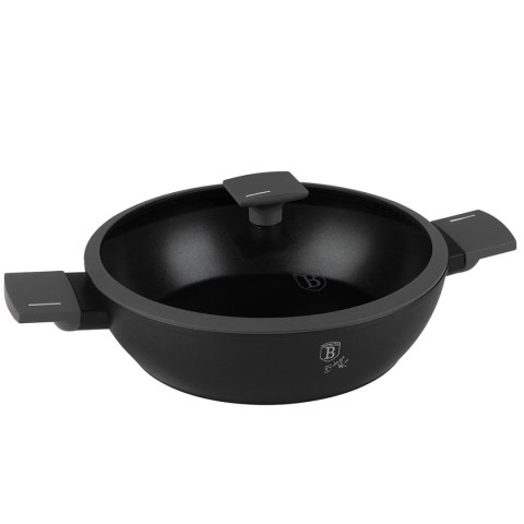 PŁASKI GARNEK TYTANOWY Z POKRYWĄ 28cm BERLINGER HAUS BH-8128 ANTRACIT BERLINGER HAUS