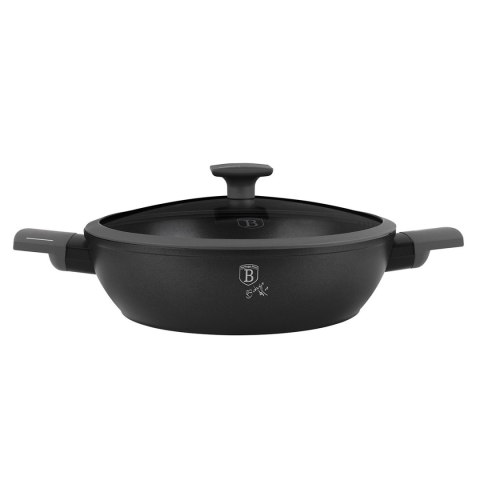 PŁASKI GARNEK TYTANOWY Z POKRYWĄ 30cm BERLINGER HAUS BH-8129 ANTRACIT BERLINGER HAUS