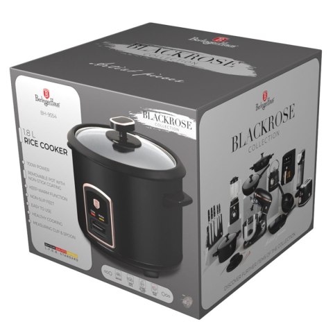 RYŻOWAR ELEKTRYCZNY 1,8L BERLINGER HAUS BH-9554 BLACK ROSE BERLINGER HAUS