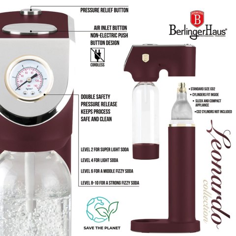 SATURATOR SODA BAR BERLINGER HAUS BH-8555 LEONARDO BERLINGER HAUS SATURATOR SODA BAR BERLINGER HAUS BH-8555 LEONARDO BERLINGER HAUS
