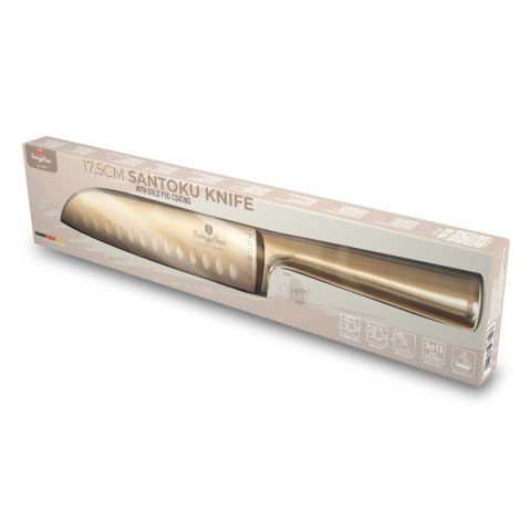 STALOWY NÓŻ SANTOKU BERLINGER HAUS 17,5cm BH-2829 GOLD BERLINGER HAUS