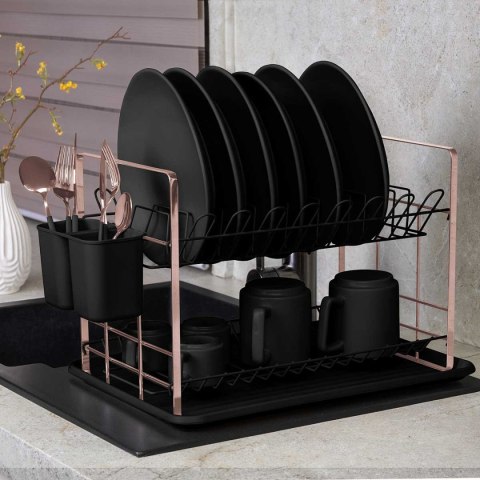 SUSZARKA DO NACZYŃ Z OCIEKACZEM BERLINGER HAUS BH-8644 BLACK ROSE BERLINGER HAUS SUSZARKA DO NACZYŃ Z OCIEKACZEM BERLINGER HAUS BH-8644 BLACK ROSE BERLINGER HAUS