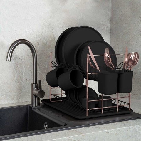 SUSZARKA DO NACZYŃ Z OCIEKACZEM BERLINGER HAUS BH-8644 BLACK ROSE BERLINGER HAUS SUSZARKA DO NACZYŃ Z OCIEKACZEM BERLINGER HAUS BH-8644 BLACK ROSE BERLINGER HAUS