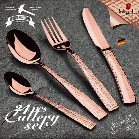 SZTUĆCE 24 ELEM. BERLINGER HAUS BH-2617 ROSE GOLD BERLINGER HAUS
