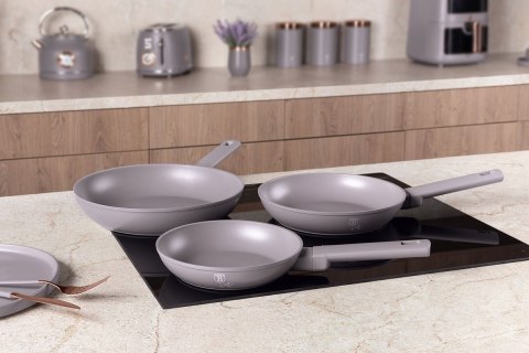 ZESTAW 3 PATELNI TYTANOWYCH BERLINGER HAUS BH-8108 TAUPE BERLINGER HAUS