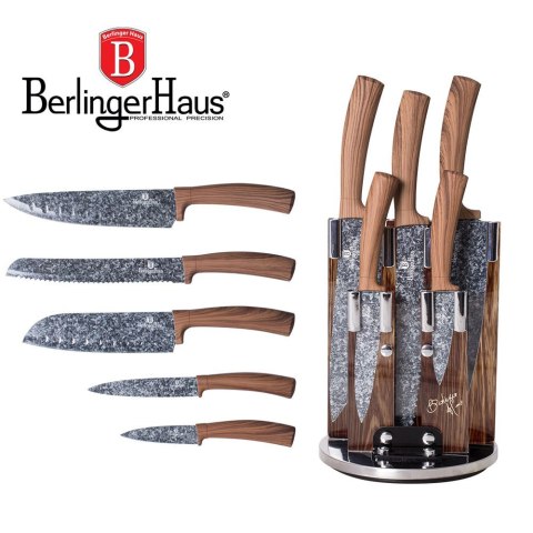 ZESTAW 5 NOŻY W STOJAKU BERLINGER HAUS BH-2160 BERLINGER HAUS