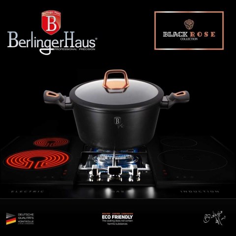 ZESTAW GARNKÓW GRANITOWYCH BERLINGER HAUS BH-6154 BLACK ROSE BERLINGER HAUS