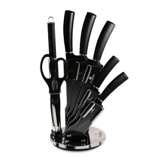 ZESTAW NOŻY BERLINGER HAUS BH-2565 BLACK SILVER W STOJAKU BERLINGER HAUS
