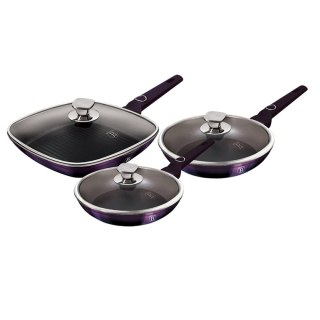 ZESTAW PATELNI BERLINGER HAUS BH-7107 PURPLE BERLINGER HAUS