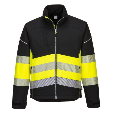 KURTKA OSTRZEGAWCZA SOFTSHELL PW375BKY ROZMIAR S KURTKA OSTRZEGAWCZA SOFTSHELL PW375BKY ROZMIAR S