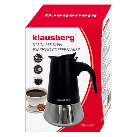 KAWIARKA ZAPARZACZ DO KAWY 200ml KLAUSBERG KB-7844 INDUKCJA KLAUSBERG