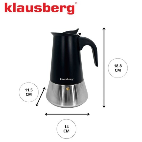 KAWIARKA ZAPARZACZ DO KAWY 300ml KLAUSBERG KB-7845 INDUKCJA KLAUSBERG