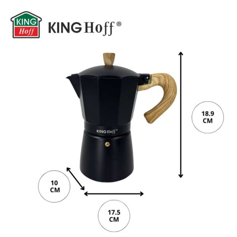 KAWIARKA ZAPARZACZ DO KAWY 300ml KINGHOFF KH-1886 INDUKCJA KINGHOFF