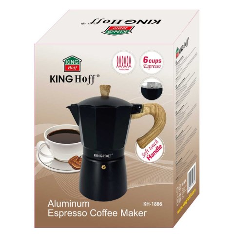 KAWIARKA ZAPARZACZ DO KAWY 300ml KINGHOFF KH-1886 INDUKCJA KINGHOFF