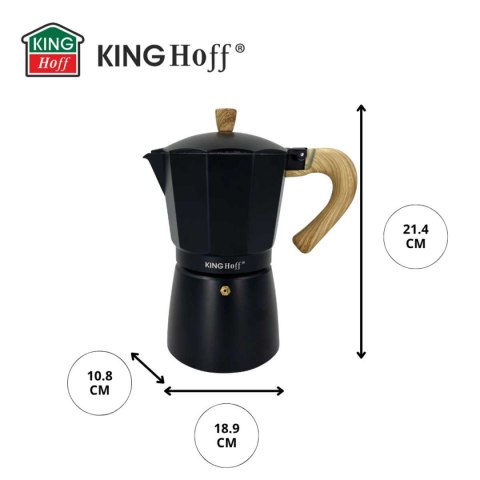 KAWIARKA ZAPARZACZ DO KAWY 450ml KINGHOFF KH-1887 INDUKCJA KINGHOFF
