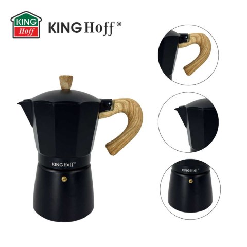 KAWIARKA ZAPARZACZ DO KAWY 450ml KINGHOFF KH-1887 INDUKCJA KINGHOFF