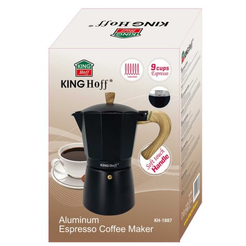 KAWIARKA ZAPARZACZ DO KAWY 450ml KINGHOFF KH-1887 INDUKCJA KINGHOFF
