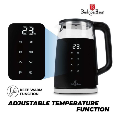 CZAJNIK ELEKTRYCZNY 1,7L BERLINGER HAUS BH-9476 MATTE BLACK BERLINGER HAUS