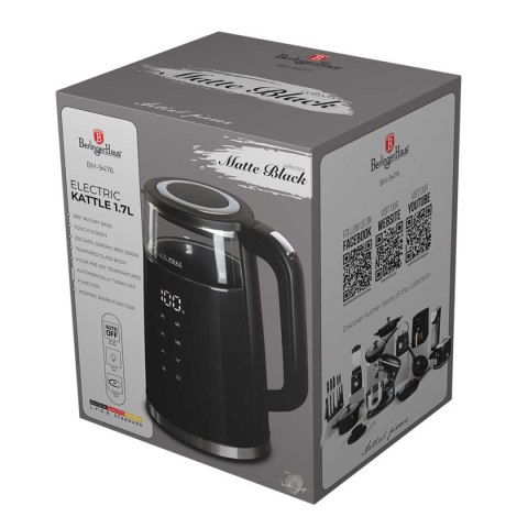 CZAJNIK ELEKTRYCZNY 1,7L BERLINGER HAUS BH-9476 MATTE BLACK BERLINGER HAUS
