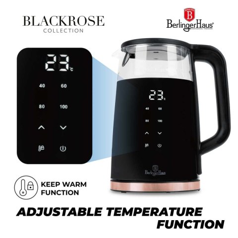 CZAJNIK ELEKTRYCZNY 1,7L BERLINGER HAUS BH-9477 BLACK ROSE BERLINGER HAUS