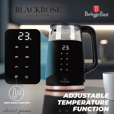CZAJNIK ELEKTRYCZNY 1,7L BERLINGER HAUS BH-9477 BLACK ROSE BERLINGER HAUS